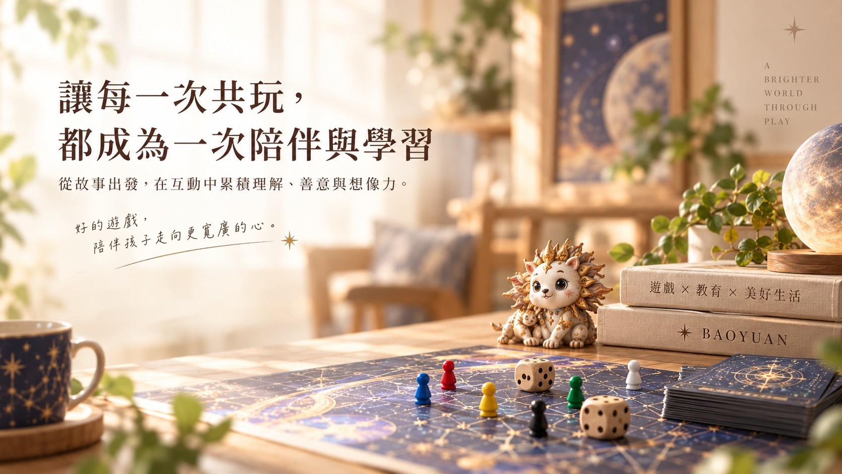 讓每一次共玩，都成為一次陪伴與學習